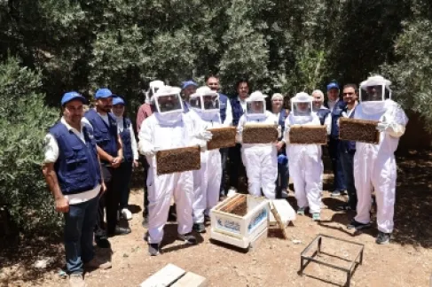 متطوعو (إمكان الإسكان) ينفذون مبادرات تنموية في عجلون