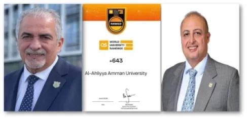بعد الأولى أردنياً بتصنيف التايمز .. عمان الأهلية تتألق بالمركز الاول على الجامعات الخاصة والثالثة محلياً بتصنيف كيو .أس