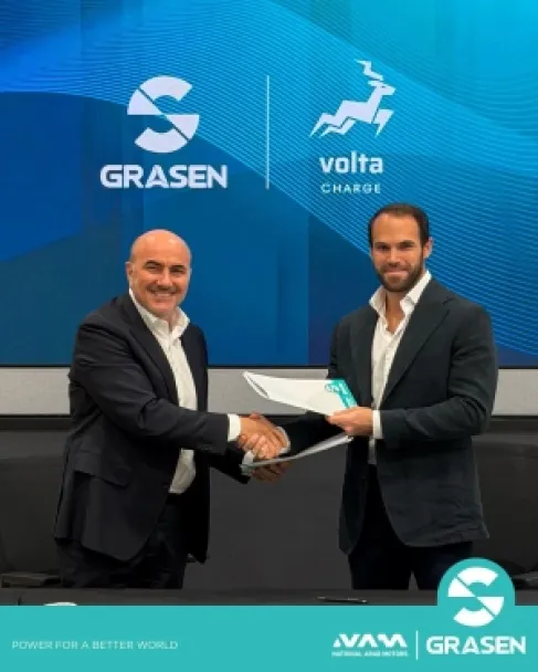 Grasen ترسم ملامح مستقبل التنقل الكهربائي في الأردن عبر شراكة استراتيجية معVolta Charge