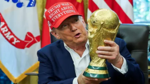 ترمب سيحضر نهائي مونديال 2026 ويسلم الكأس