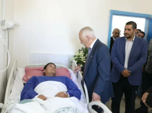 مستجدات الحالة الصحية لأحد مصابي تدافع المدرج الروماني