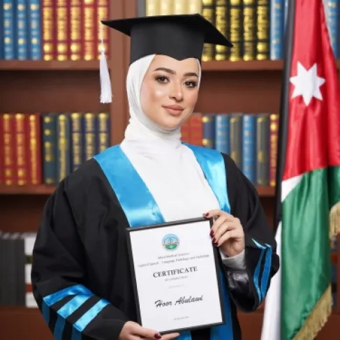 حور حاكم أبو لاوي .. مبروك التخرج