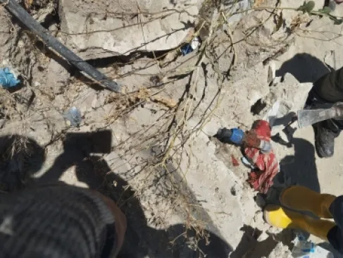 ضبط اعتداء على خط مياه رئيسي في وادي الرمم