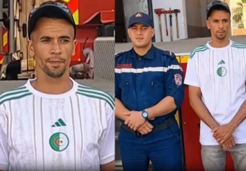 بعد إنقاذه طفلين من حريق مروع.. عرض وظيفة للشاب الجزائري البطل