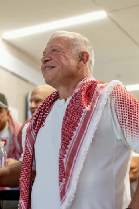 الملك: نشامى منتخبنا الوطني مثلتم وجها كريما للأردن