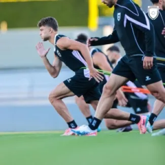عودة الفاخوري خلال تحضيرات المنتخب