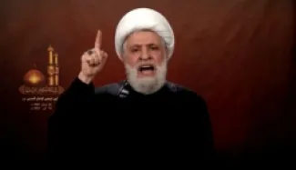 الأمين العام لحزب الله اللبناني نعيم قاسم