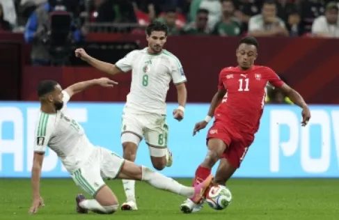 الجزائر تودع المونديال.. وسويسرا تتأهل إلى الدور الـ16