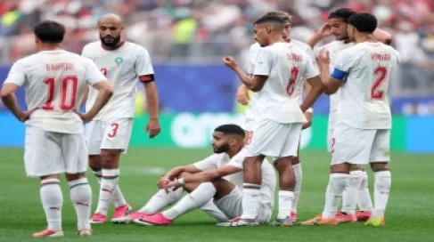 الهداف المغربي صيباري يغيب عن مواجهة فرنسا في ربع النهائي