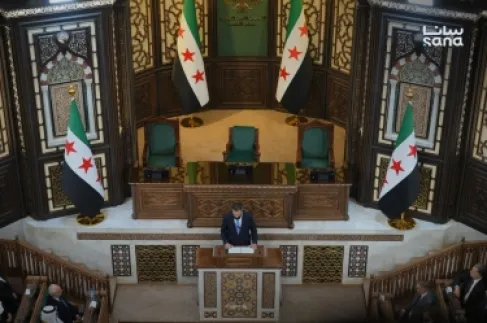 مجلس الشعب السوري يفتتح أولى جلساته بأداء القسم وانتخاب المكتب الرئاسي
