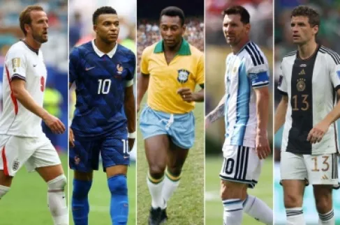مبابي في القمة وميسي وصيفا.. قائمة الهدافين التاريخيين للمونديال