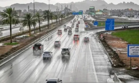 أمطار رعدية في السعودية