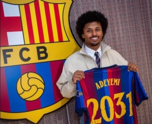 رسميا .. برشلونة يتعاقد مع أديمي