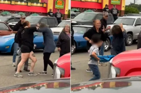 عودوا إلى بلدكم.. اعتداء على امرأة مسلمة أمام طفلها يهز كندا - فيديو