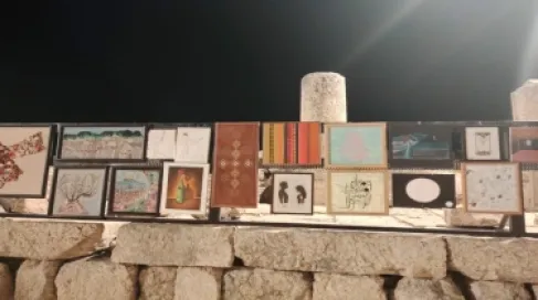 50 فنانا تشكيليا يعرضون نحو 100 لوحة ومجسم في مهرجان جرش بدورته الـ40