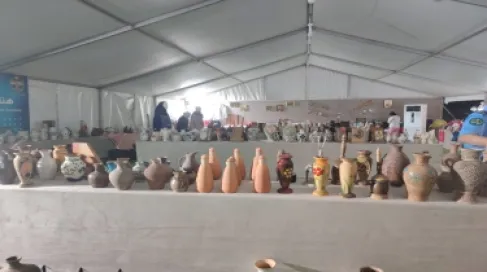 عرض منتجات نزلاء مراكز الإصلاح والتأهيل في مهرجان جرش