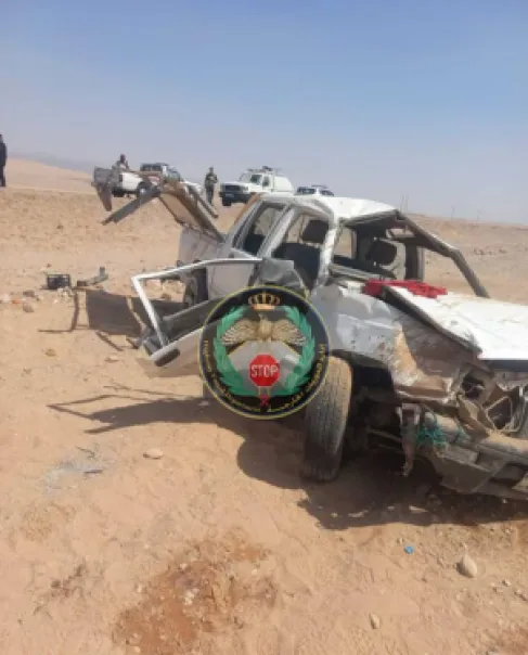 الأردن.. حادث تدهور مركبة على طريق وادي عربة