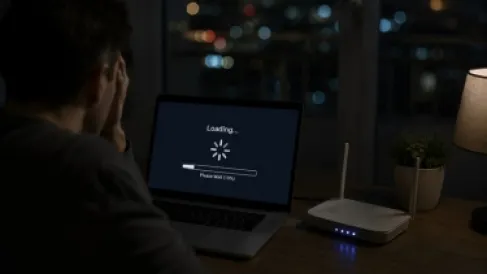 لماذا يصبح الإنترنت بطيئًا ليلًا؟ السبب قد لا يكون الراوتر