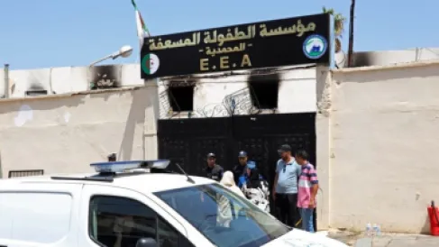 حريق دار الطفولة المسعفة في الجزائر يطلق حملة للتكفل باليتامى