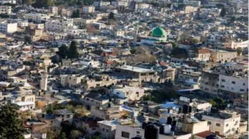مستوطنون يحرقون مسجدا قيد الإنشاء في قصرة جنوبي نابلس