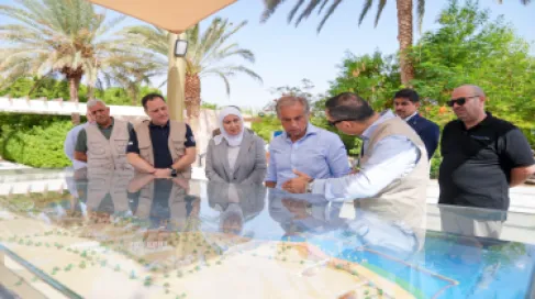 حسان يزور محمية العقبة البحرية عقب إدراجها على قائمة التراث العالمي لليونسكو