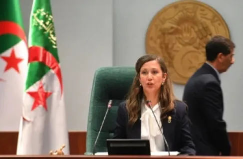 انتخاب أول امرأة لرئاسة مجلس النواب في الجزائر