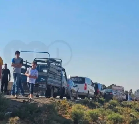 إصابة عائلة أردنية بحادث انقلاب مركبة في سورية
