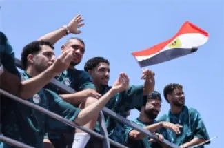 استقبال منتخب مصر