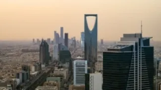 الصورة من العاصمة السعودية - الرياض
