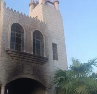 احراق مسجد في طولكرم