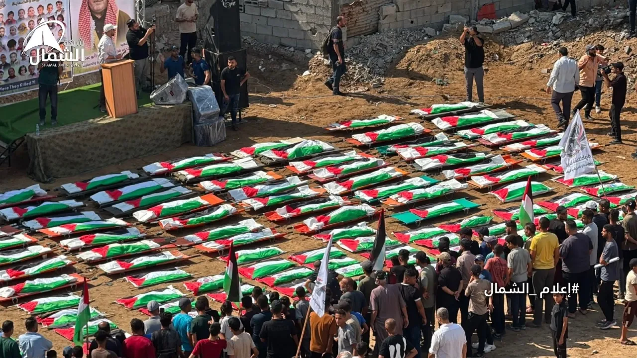 غزة تستعد لأكبر جنازة جماعية في تاريخها صور 