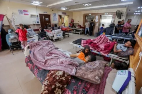 غزة: طيران الاحتلال يقصف مستودع الأدوية في مستشفى شهداء الأقصى