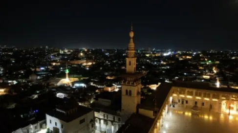 حريق في الجامع الأموي بدمشق بسبب تماسّ كهربائي