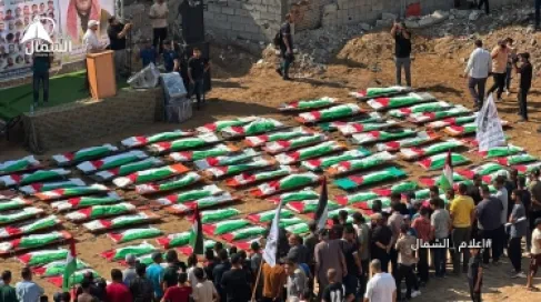 غزة تستعد لأكبر جنازة جماعية في تاريخها – صور