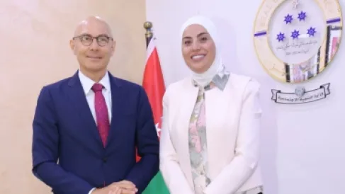 بني مصطفى ومفوّض حقوق الإنسان يبحثان التعاون