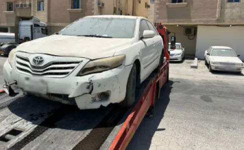 حملة لإزالة المركبات المهملة والمعطلة في الرصيفة