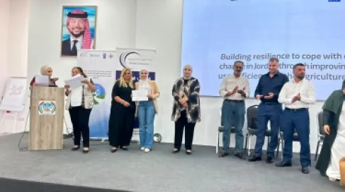 نساء الكرك يصنعن التغيير في مواجهة التغير المناخي