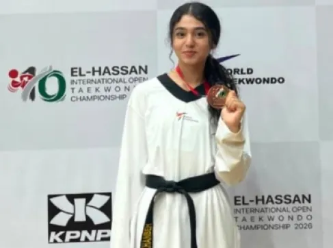 جنى الشخانبة تحصد برونزية بطولة الحسن الدولية العاشرة للتايكواندو