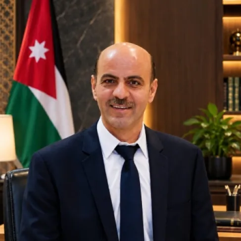 لؤي العجلوني يهنئ الرائد عبدالمهدي الروسان بنجاح نجليه بالثانوية العامة