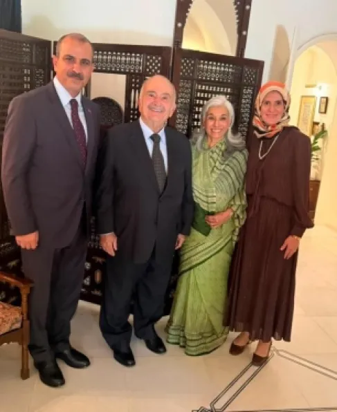 الامير الحسن يستقبل يعقوب جايماز اوغلو