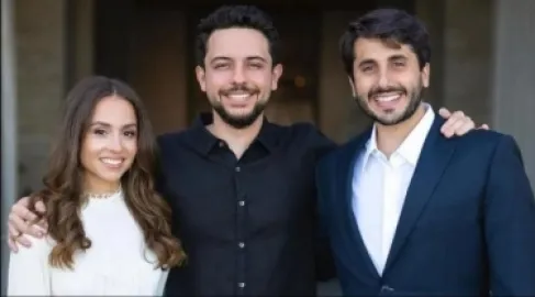 ولي العهد يهنئ الأميرة إيمان والسيد جميل ترميوتس بقدوم التوأمتين