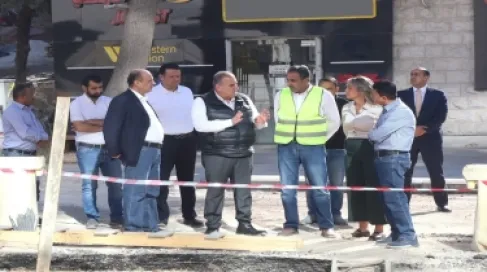 الملكاوي يوعز بالإسراع بتنفيذ العبارة الصندوقية في شارع الأميرة ثروت