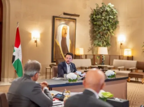 ولي العهد يتابع تحضيرات مؤتمر الاستثمار الأردني الأوروبي