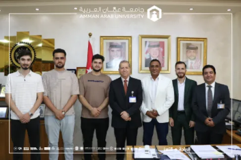 جامعة عمان العربية تبحث سبل التعاون مع هيئة شباب لواء عين الباشا