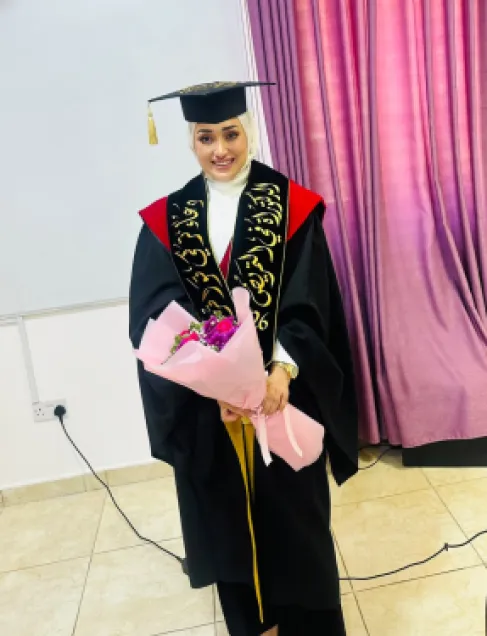 مبارك الدكتوراة  دعاء قواقزة