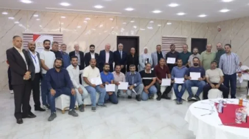 التدريب المهني وصناعة عمّان تخرّجان 18 مدربًا في اللحام المتقدم للمعادن