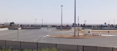 الأشغال تنهي مشروع إنشاء وتجهيز ساحة انتظار الشاحنات في مركز حدود جابر