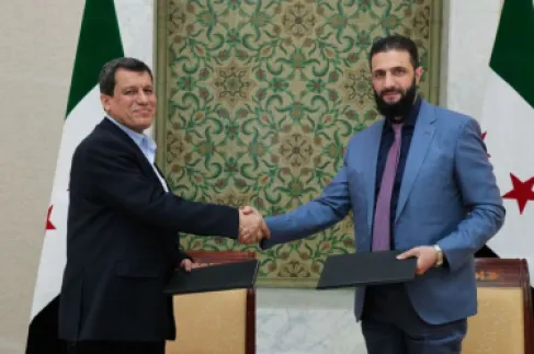 أحمد الشرع يعين مظلوم عبدي مستشارا للرئاسة