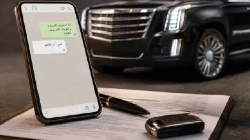 الامارات .. اتفاق عبر «واتس أب» يحسم نزاعاً حول مركبة ولوحة بـ 1.3 مليون درهم
