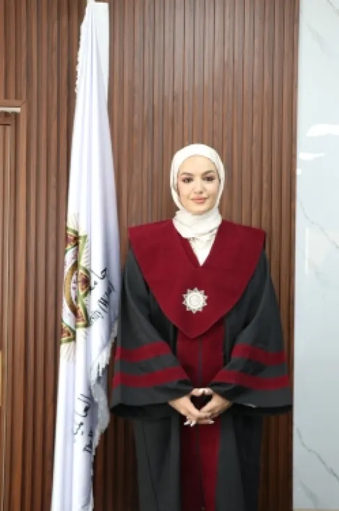 تهنئة للدكتورة فرح بني عيسى بمناسبة حصولها على الدكتوراه في القانون